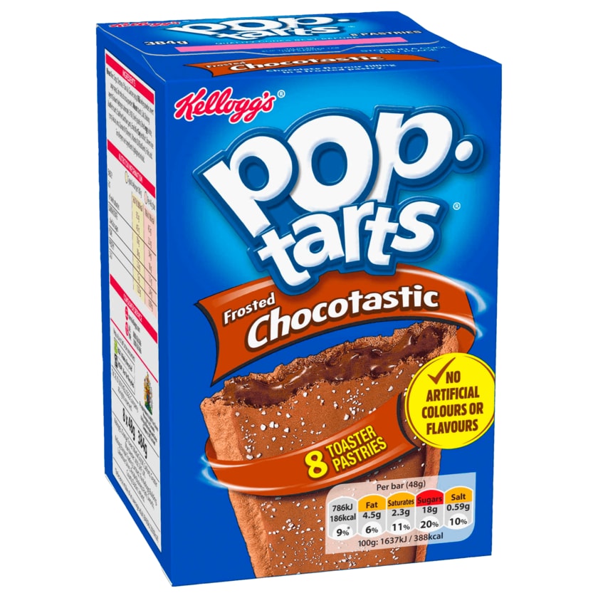 Kellogg's Pop Tarts Frosted Chocotastic 384g, 8 Stück